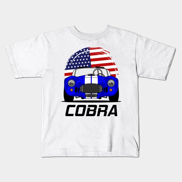 Shelby Cobra Kids T-Shirt by RacingSize